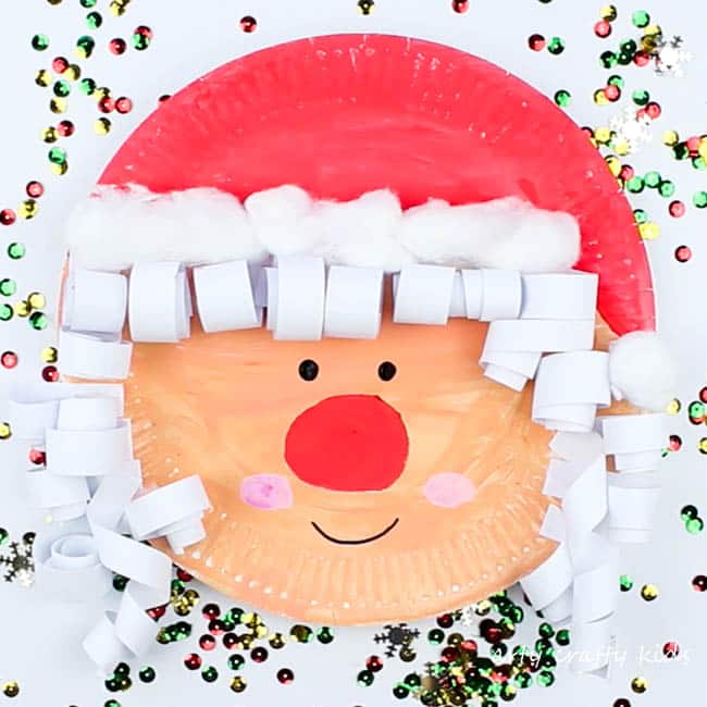 Mrs Claus Paper Plate Craft