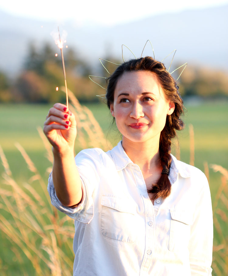 diy wire lady liberty crown