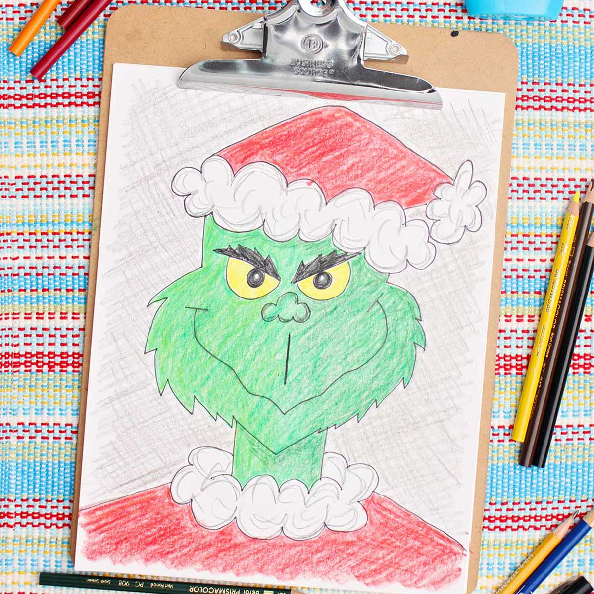 How to Draw the Grinch Step by Step
