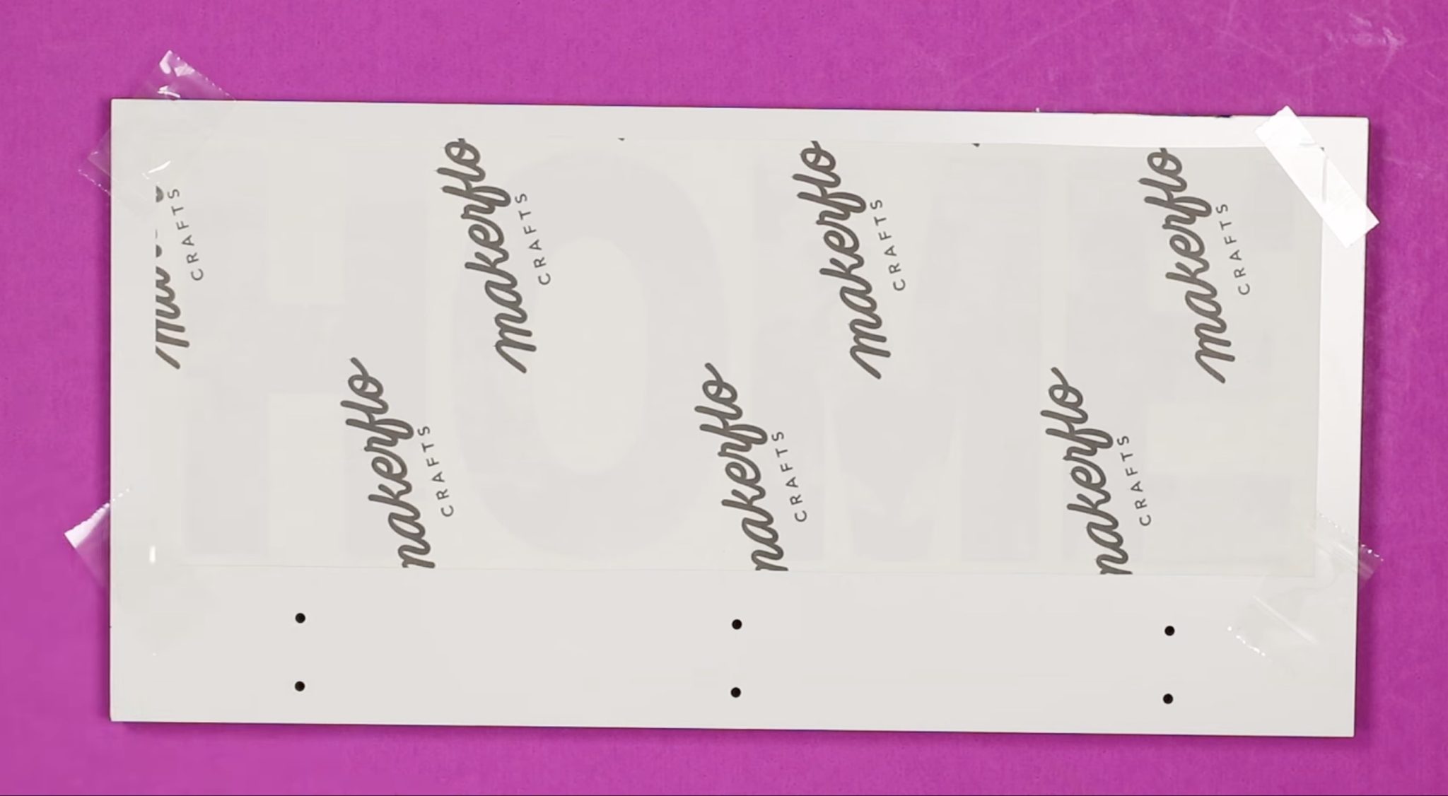 Secure design with heat-resistant tape.