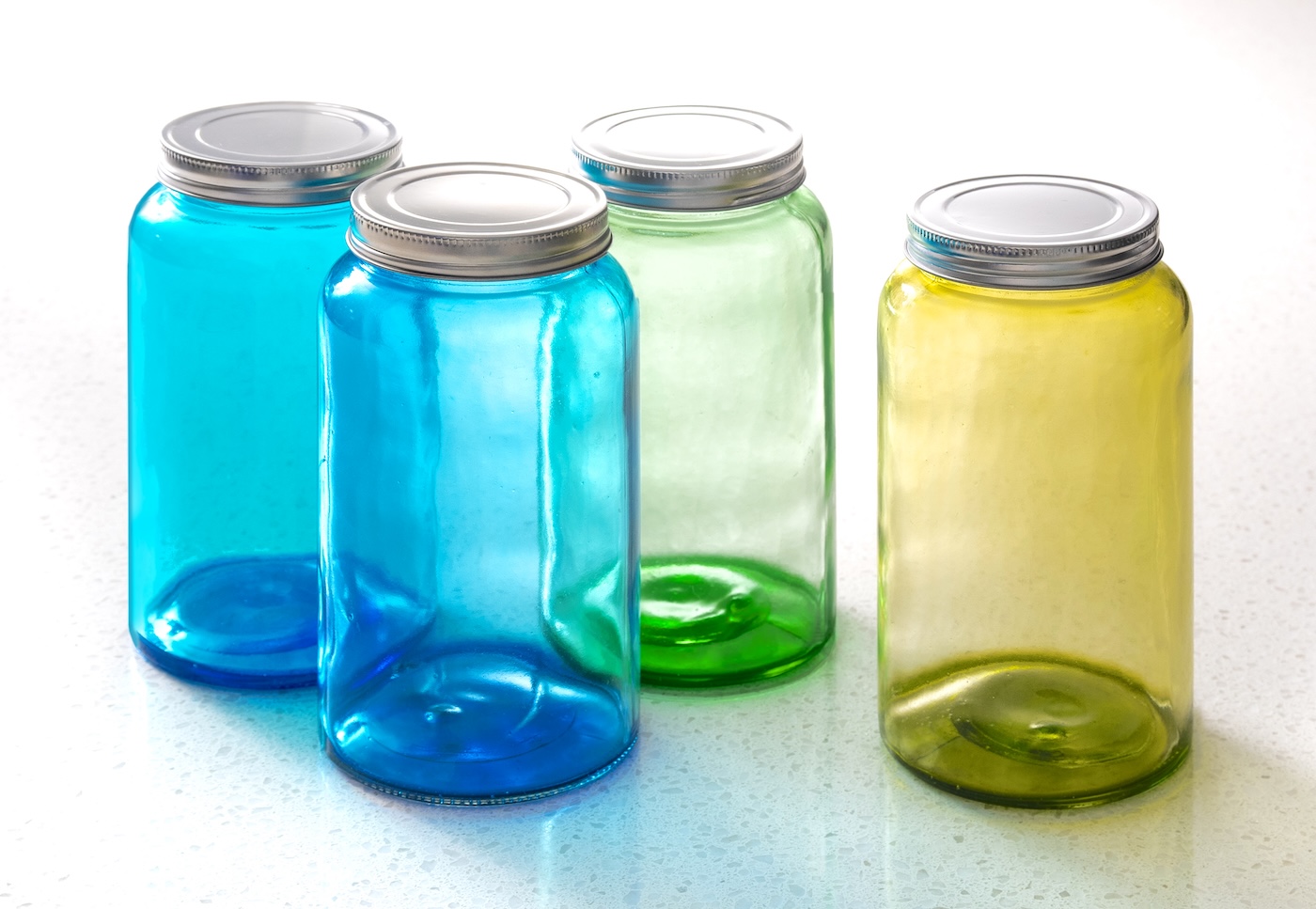 how to color glass with mod podge and food coloring