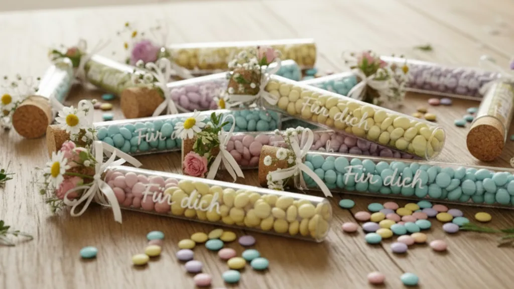 cute souvenirs in test tubes