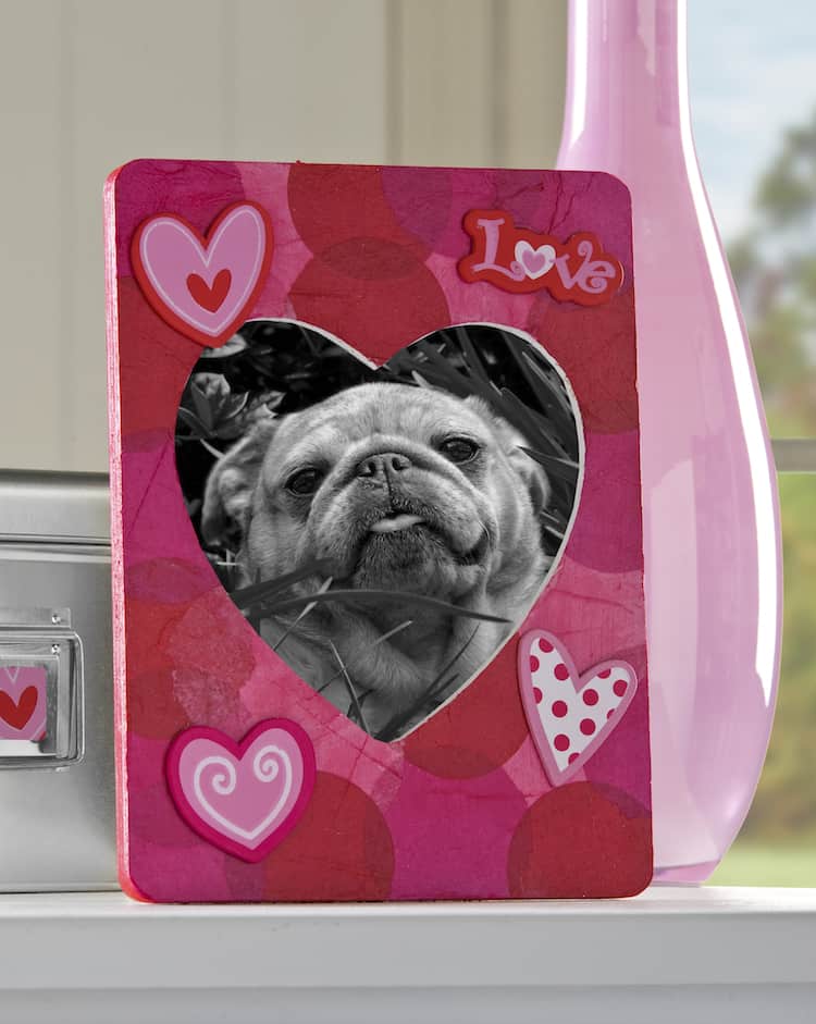 This Mod Podge Tissue Paper Frame is Easy!